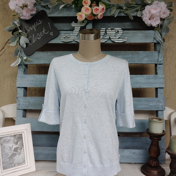 LOFT Sweaters - Loft outlet sweater crew neck baby blue